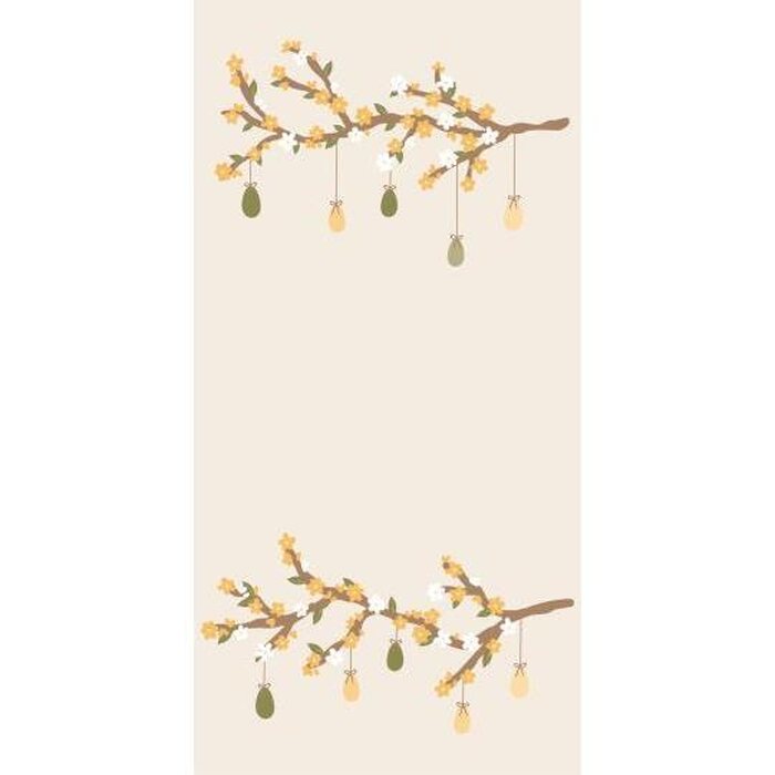 Ib Laursen Easter garland napkin 16 pcs/pkt 40 x 40 cm