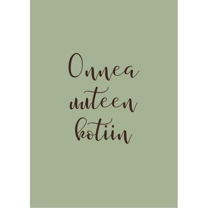 Onnea uuteen kotiin kortti - VALITSE VÄRI