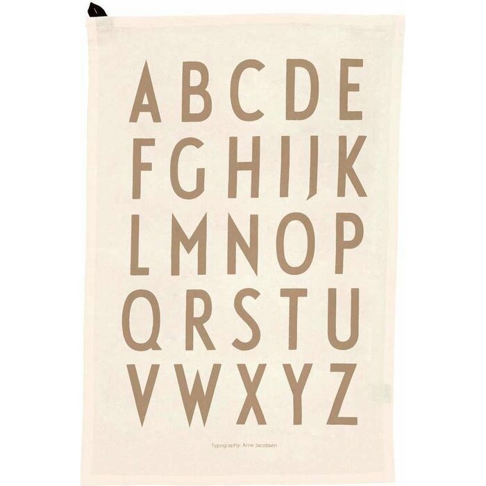 Design Letters Keittiöpyyhe 40 x 60 cm luonnonvalkoinen, 2 kpl/pkt MALLIT