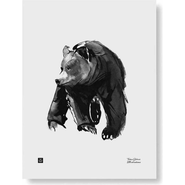 Teemu Järvi Lempeä karhu juliste 30 x 40 cm