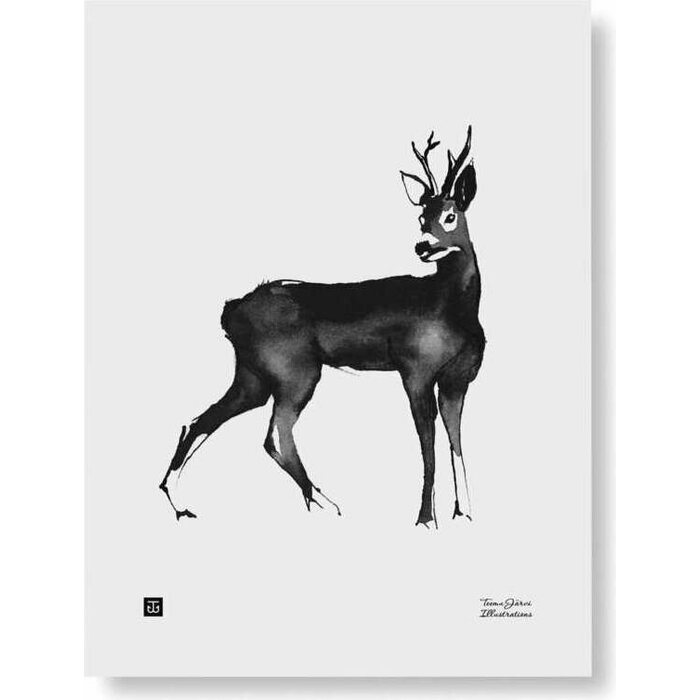 Teemu Järvi Metsäkauris juliste 30 x 40 cm