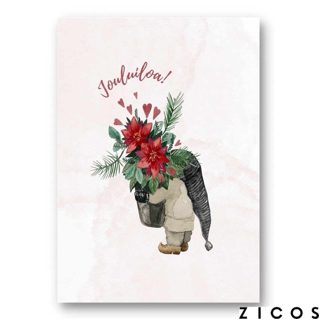 Key Living Joulukortti, Jouluiloa Joulukortit Zicos